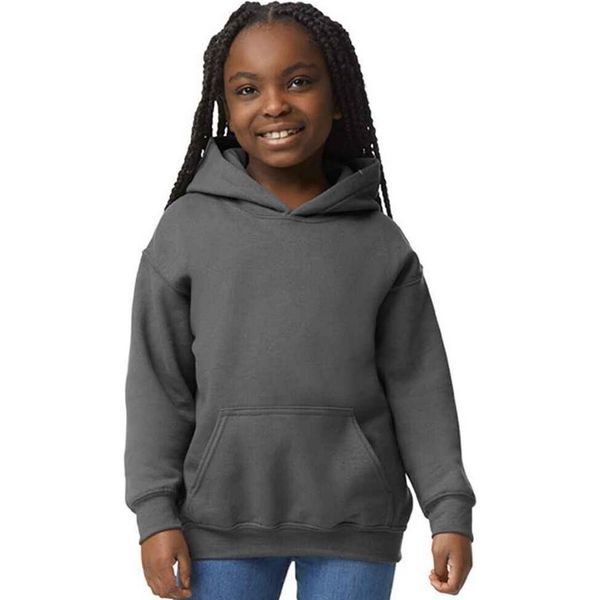 Gildan - Felpa Con Cappuccio Per Bambini PC6242 (116) (Charcoal)-image