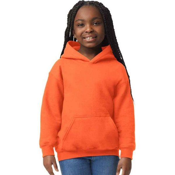 Gildan - Felpa Con Cappuccio Per Bambini PC6242 (116) (Arancione)-image