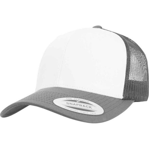 Flexfit - Cappello Trucker PC7181 (Taglia Unica) (Grigio Scuro/Bianco)-image