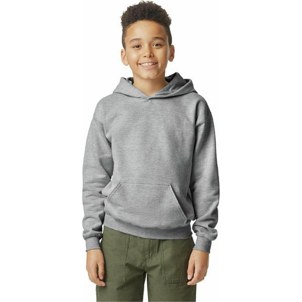 Gildan - Felpa Con Cappuccio "Softstyle"" Per Bambini PC7460 (152-158) (Grigio)"-image