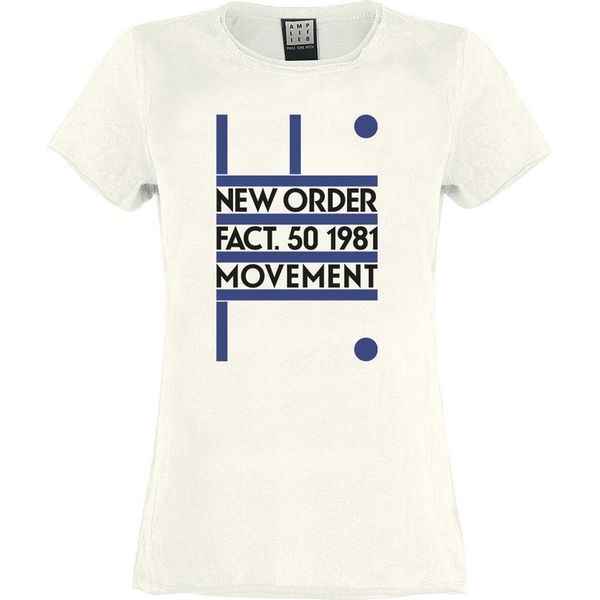 Amplified - T-Shirt "Movement"" Da Donna GD1899 (M) (Bianco Sporco)"-image