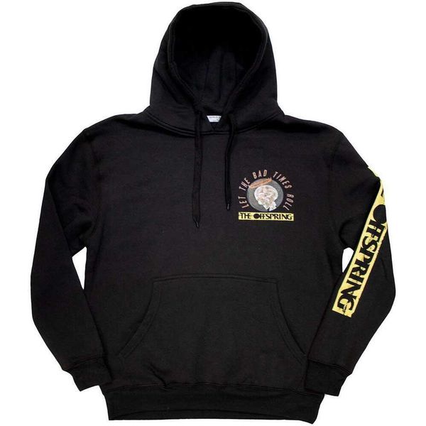 The Offspring - Felpa Con Cappuccio "Bad Times"" Per Uomo/Donna Unisex RO11377 (S) (Nero)"-image