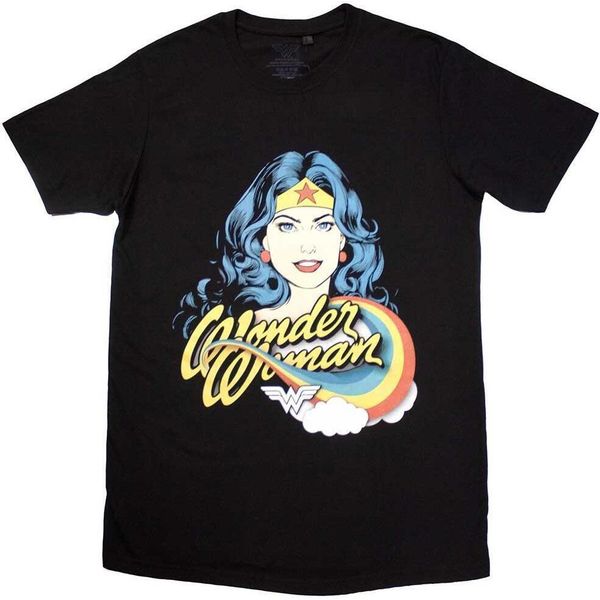 Wonder Woman - Maglietta Da Uomo/Donna Unisex RO11421 (L) (Nero)-image