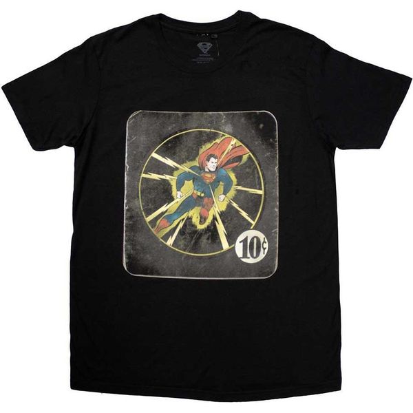 Superman - Maglietta "10C"" Per Uomo/Donna Unisex RO11360 (Xl) (Nero)"-image