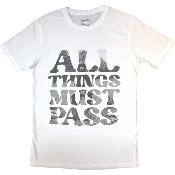 George Harrison - Maglietta "All Things Must Pass"" Per Uomo/Donna Unisex RO11265 (L) (Bianco)"-image