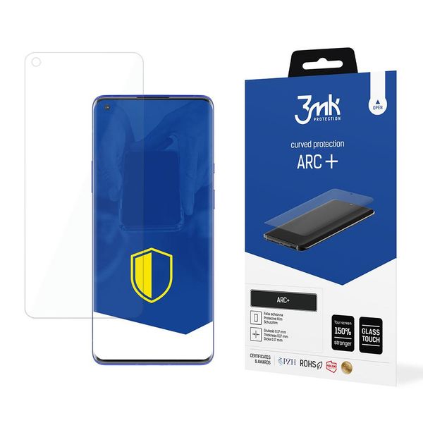 Pellicola Protettiva 3Mk Arc+ Per Oneplus 8 5G 0,17 Mm Self-Heal-image
