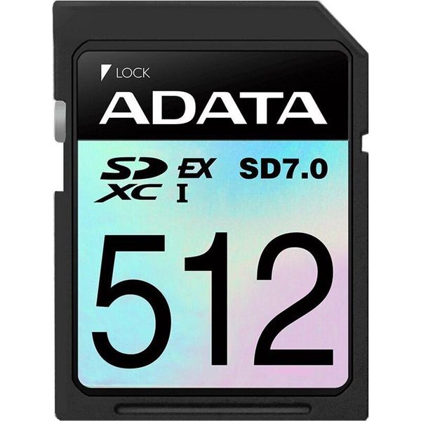 Adata Premier Extreme Sdxc 512 Gb, Scheda Di Memoria Nera, Sd Express, UHS-I U3, Classe 10, V30-image