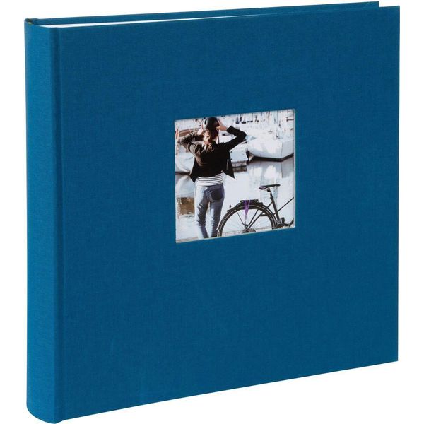Goldbuch Jumbo Album Fotografico Bella Vista Petrol 30X31 Cm 100 Pagine Bianche Lino-image