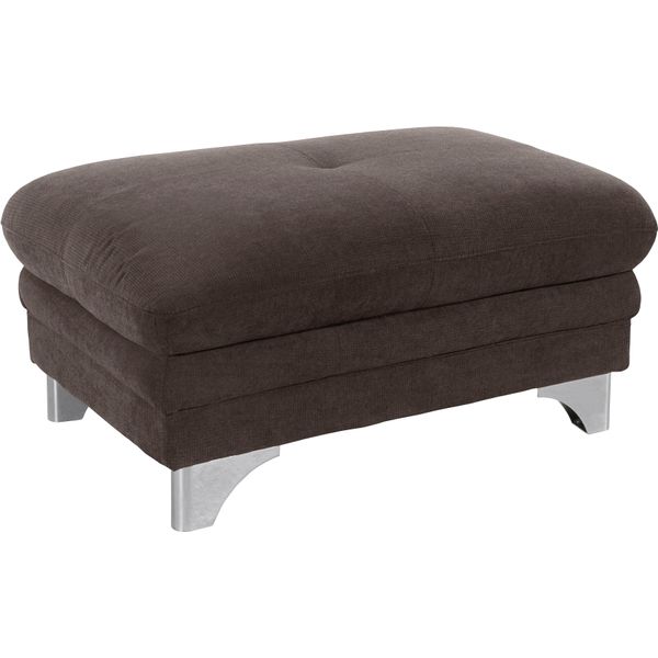Hocker Cotta "Enterprise", Braun (Espresso), B:98Cm H:44Cm T:67Cm, Struktur (100% Polyester );Chenille (90% Polyester; 10% Polyamid ), Hocker, Hocker-image