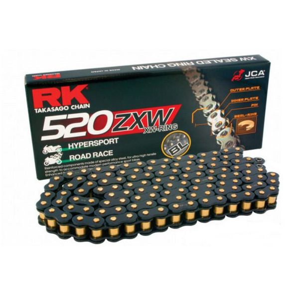 Catena Di Trasmissione Rk 520ZXWSW 120 Maglie Nero-image