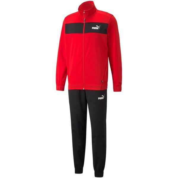 Puma Uomo Poly Suit Cl Tuta Da Jogging 845844 Rosso , Abbigliamento Taglia:S-image