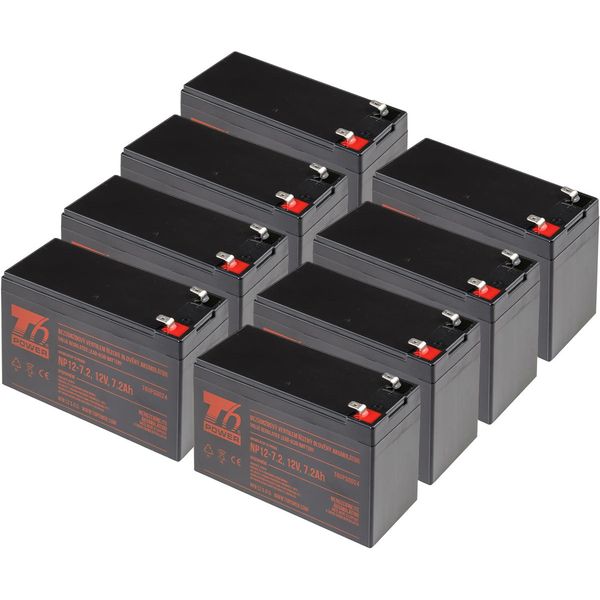 Set Di Batterie T6 Power Per Apc Smart-Ups SU2200R3X147, Vrla, 12 V-image