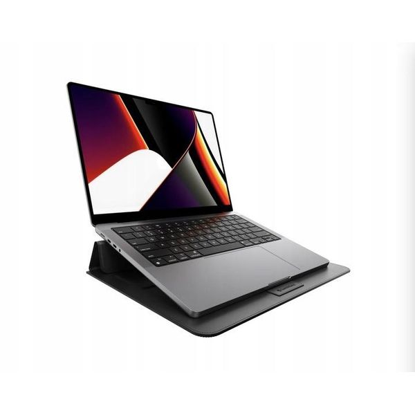 Switcheasy Easystand Custodia/Supporto In Pelle Per Macbook Pro 14" Nero"-image