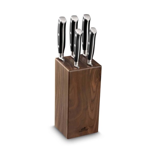 2 Lioness Sabatier Tolede/Ysis Blocco + 5 Coltelli Da Cucina-image