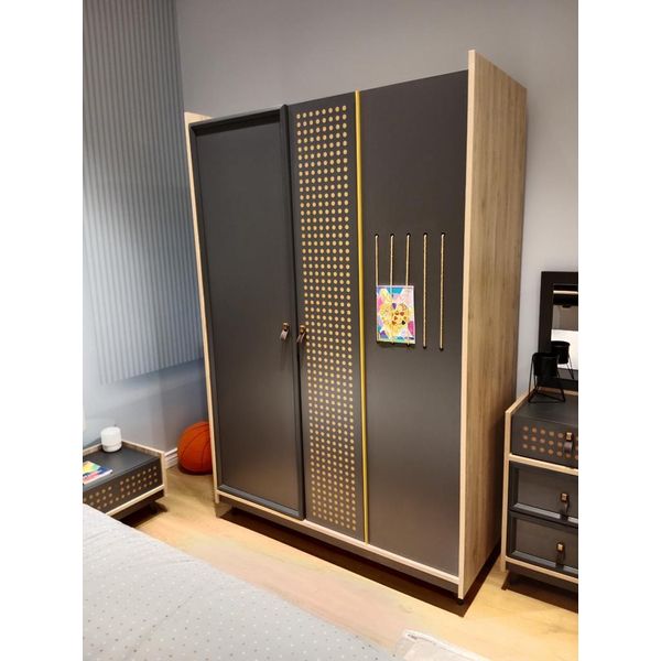 Armadio In Legno 132 X 62 X 202 Cm Jvmoebel-image