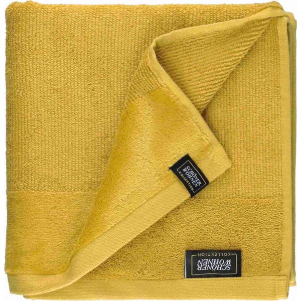 Asciugamano Della Collezione SchÖNer Wohnen SENSE-4 Giallo 50 X 100 Cm-image