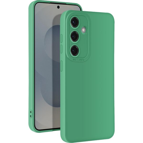 Avizar, Samsung Galaxy S25 Plus Custodia In Silicone Morbido Per Proteggere Il Modulo Della Fotocamera, Verde-image