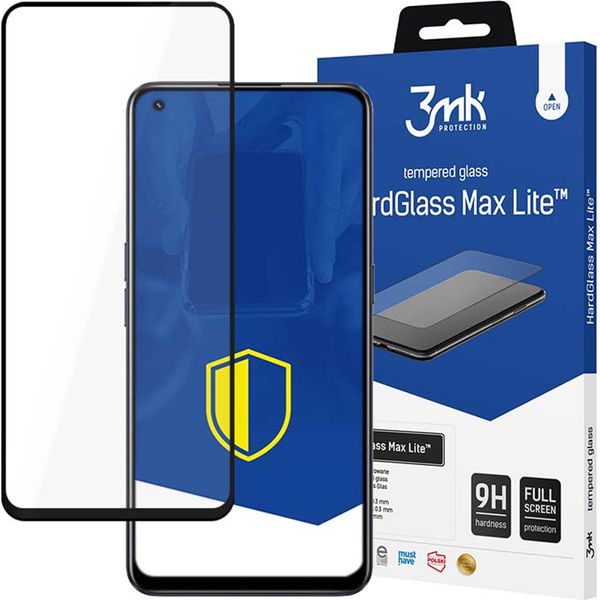 Realme 9 Pro - 3Mk Hardglass Max Lite Nero-image