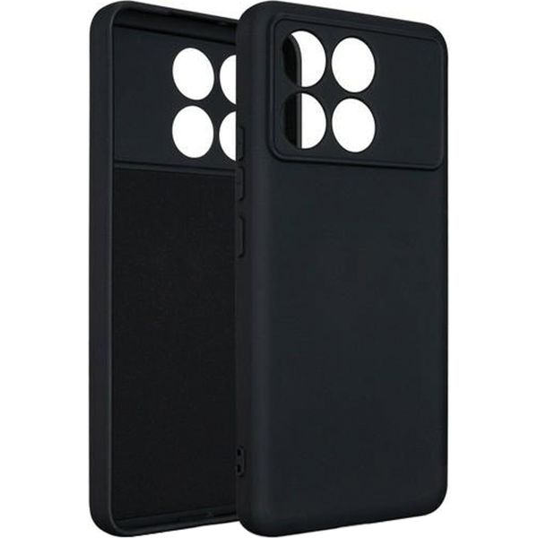 Custodia Beline Silicone Xiaomi Poco F6 Pro Nero/Nero Copertura Protettiva-image