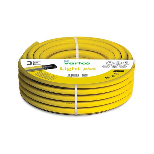 Tubo Per Acqua A 3 Strati Tubo Da Giardino Tubo Per Irrigazione Da Giardino Flessibile Tubo Flessibile Treccia Incrociata In Poliestere Resistente Ai Raggi Uv 25 Bar 3/4" 30M"-image