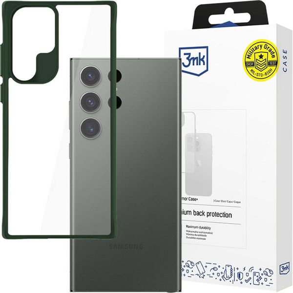 3MK Satin Armor Case+ Sam S24 Cover Protettiva Ultra Verde-image