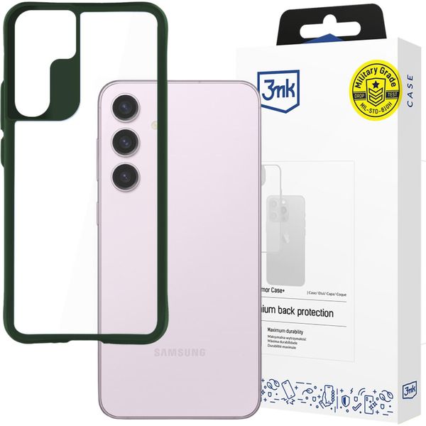 3MK Satin Armor Case+ Sam S24 Verde Copertura Protettiva-image
