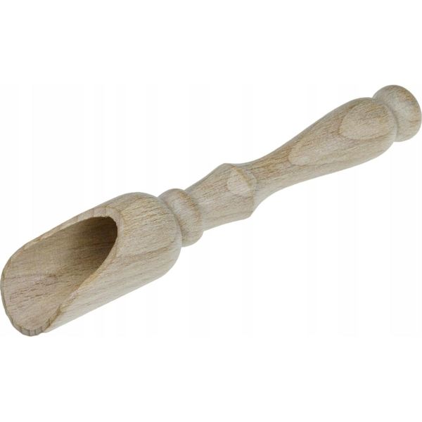 Legno Con Manico - 14,5 Cm, Cucchiaio Per Decantare E Servire-image