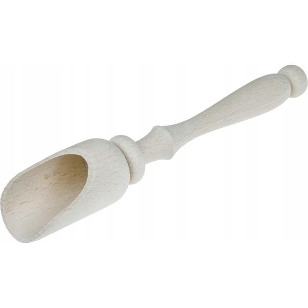 Cucchiaio Grande In Legno Con Manico - 18 Cm - Ideale Per Misurare E Servire-image