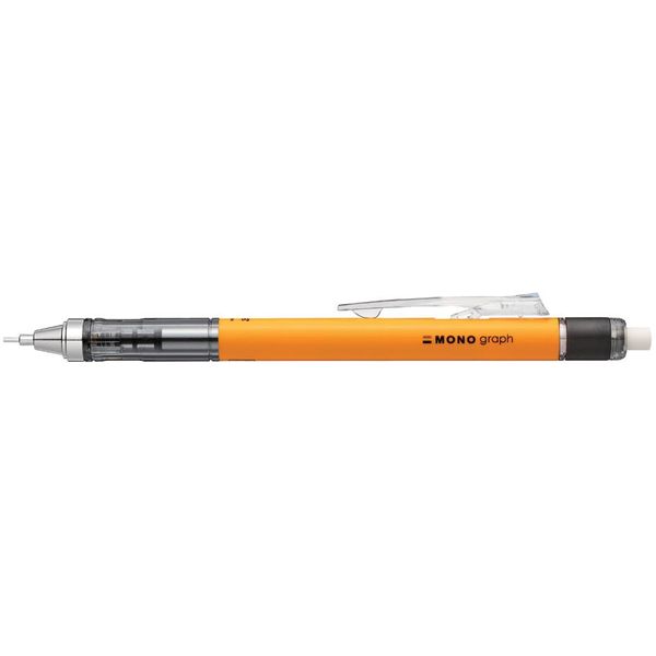 Tombow SH-MG56-R7 Matita Meccanica Tombow "Mono Graph"", 0,7 Mm, Arancione Neon"-image
