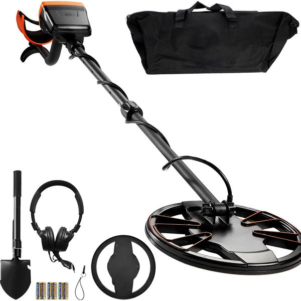 Succebuy Metal Detector Impermeabile Metal Detector Adulti Metal Detector 7 Modes Professional Detector 10" Profondità Di Rilevamento"-image