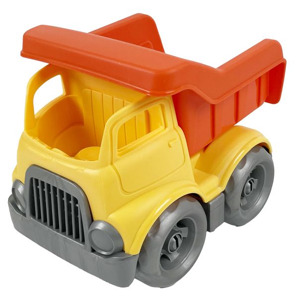 Escavatore E Camion Ribaltabile Sostenibili - Giocattolo Ecologico In Plastica Riciclata Per Bambini Dai 3 Anni In Su-image