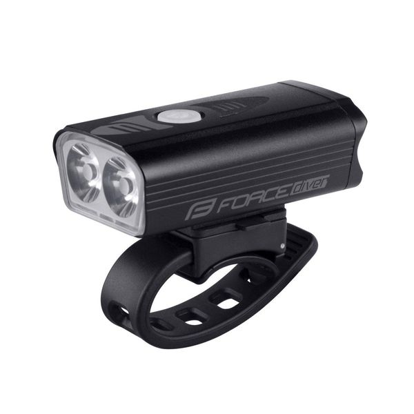 Light Force Diver 900 Lm Usb Batteria Integrata Anteriore Li-Ion 2800 Mah Nero 4521043-image