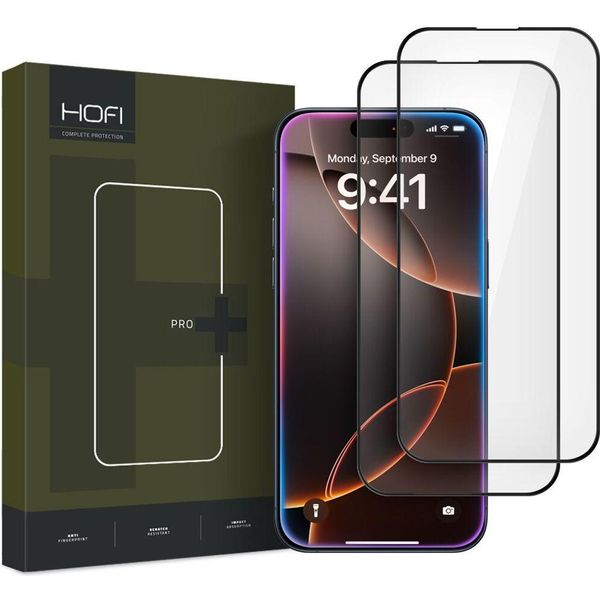 SzkłO Hartowane Hofi Glass Pro+ 2-Pack Iphone 16 Pro Max Nero-image