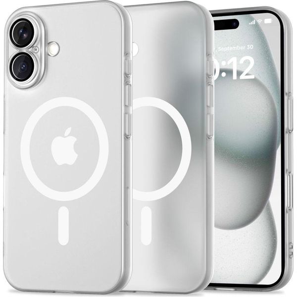 Tech-Protect Magslim Magsafe Iphone 16 Opaco/Bianco-image
