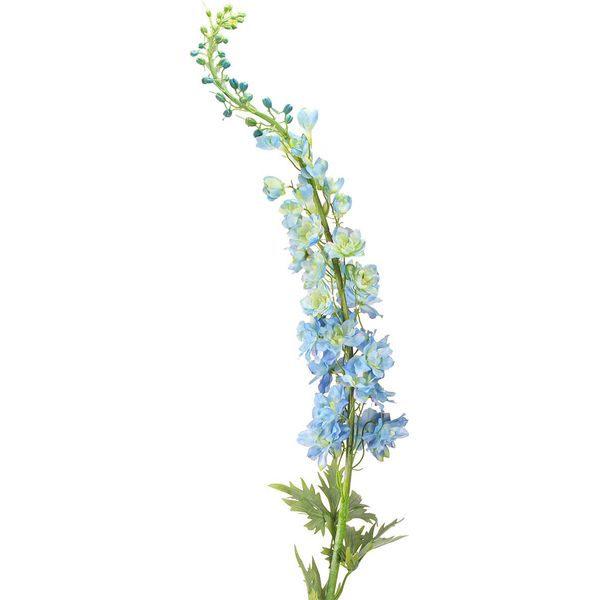 Delphinium Artificiale Blu 130Cm Fiore Decorativo Delphinium-image