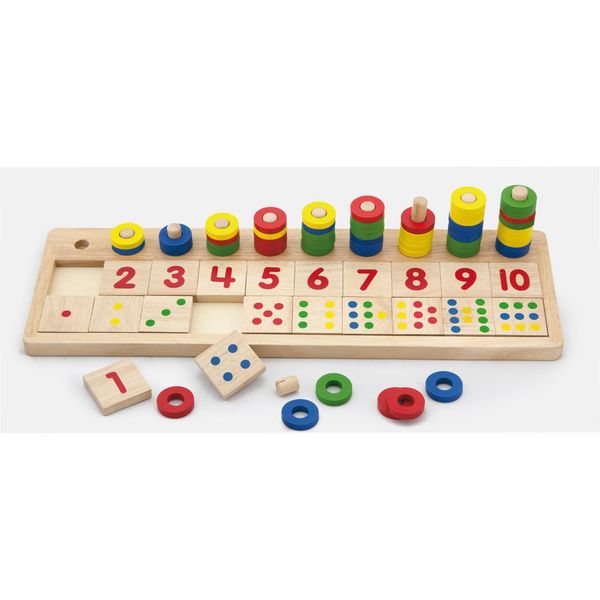 Viga Toys Gioco Del Conteggio - Imparare A Contare Da 1 A 10-image