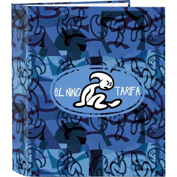 Raccoglitore Ad Anelli El NiñO Roller Blu Nero A4 27 X 33 X 6 Cm-image