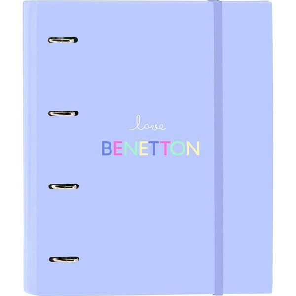 Raccoglitore Ad Anelli Benetton Purple Purple 27 X 32 X 3,5 Cm-image