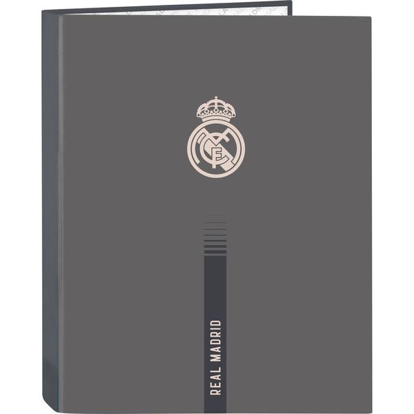 Raccoglitore Ad Anelli Real Madrid C.F. Grigio A4 26,5 X 33 X 4 Cm-image