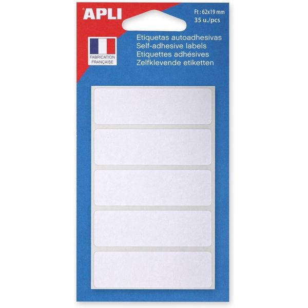 Agipa Vielzweck-Etiketten, 19 X 62 Mm, Weiá-image