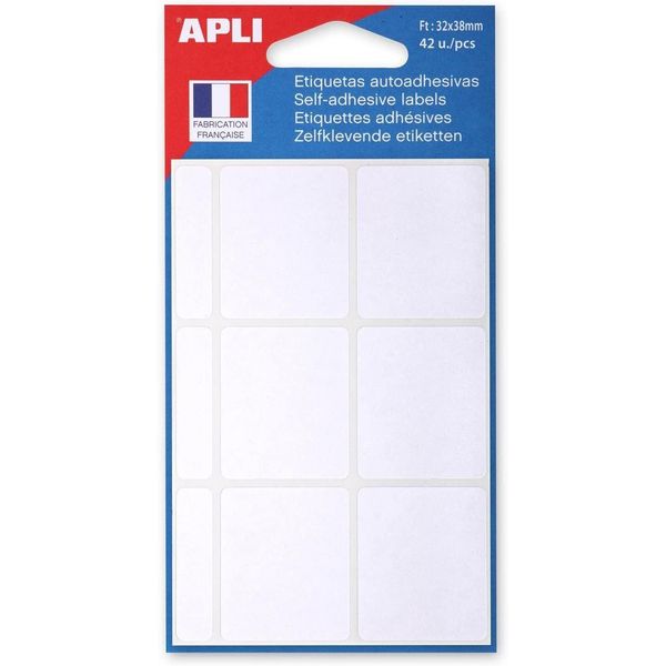 Etichette Multiuso Agipa, 32 X 38 Mm, Bianco-image