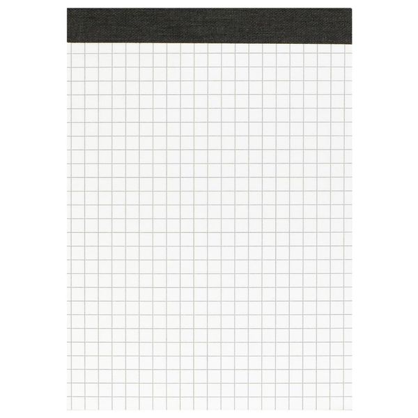 LandrÉ 100050641 LandrÉ Notizblock Ohne Deckblatt, Din A6, 50 Blatt, Kariert-image