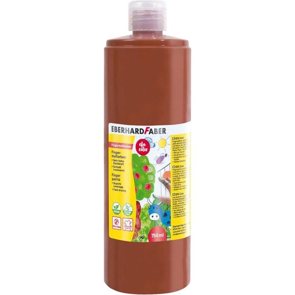 Eberhard Faber 578976 Vernice Per Dita Efa Colore Rossiccio 750 Ml-image