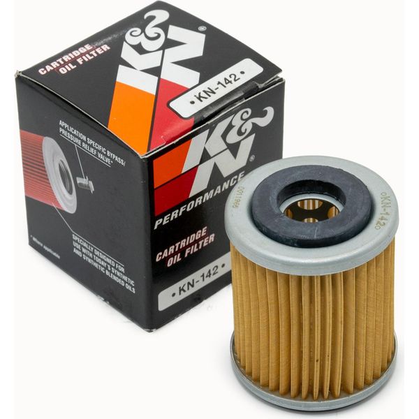 Filtro Olio K&N Per Yamaha Yfm Wolverine / Bruin Hunter Raptor Warrior Er Moto 4 Fw Big Bear Xg Xh Wr F Yz 426 250 / 300 / 350 / 400 / 425 / 450 / 530 /-image