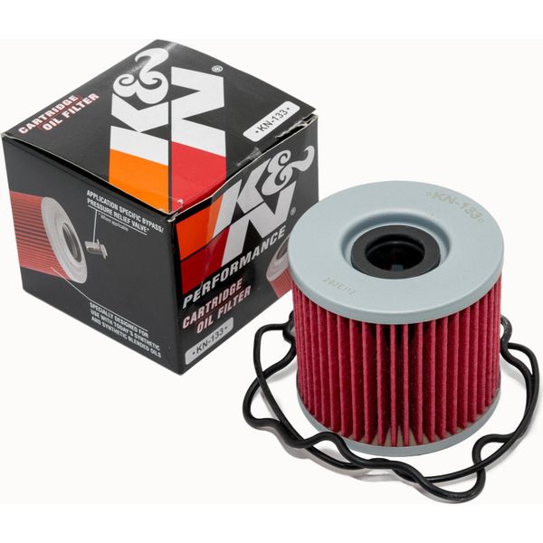 Filtro Olio K&N Per Suzuki Gs Gsf Bandit Gsx / F L E Ed Ef Es 250 / 400 / 450 / 500 / 550 / 650 / 750 / 850 / 1000 / 1100 Ccm Anno 1977 - 2008-image