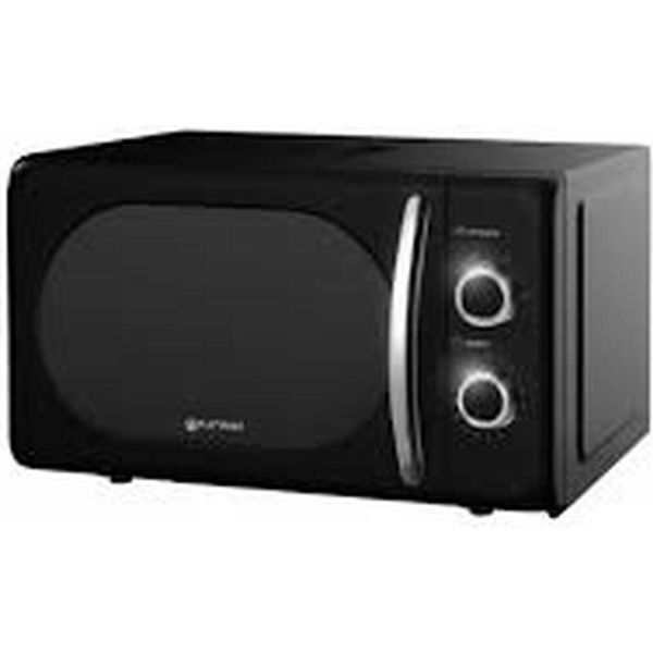 Grunkel - Microonde Da 20 Litri E 700W Di Potenza Con 5 E 6 Livelli Di Potenza E Timer Da 60 Minuti Colore Bianco (Con Grill Nero)-image