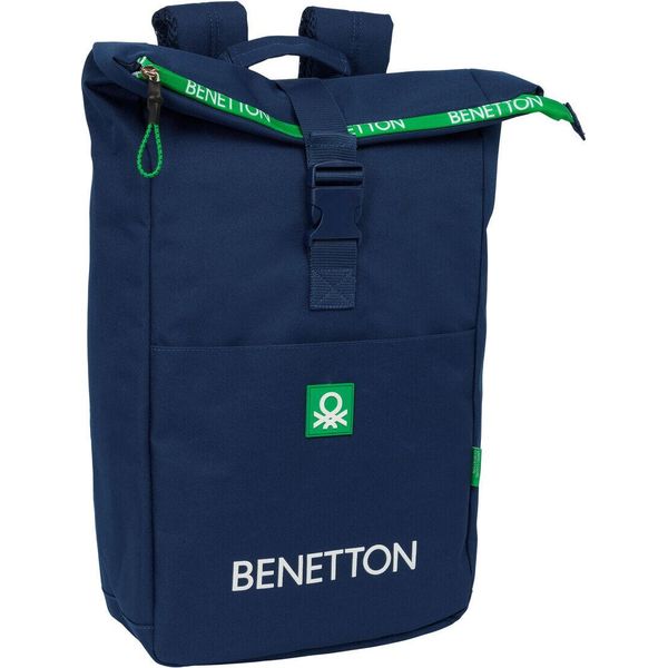 Borsa Per Computer Portatile Benetton Green Navy Blue 28 X 42 X 13 Cm-image