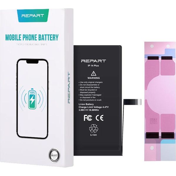 Tradebit Repart Batteria Di Ricambio Compatibile Con Apple Iphone 14 Plus - Li-Ion - 4325 Mah-image