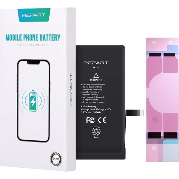 Tradebit Repart Batteria Di Ricambio Compatibile Per Apple Iphone 14 - Li-Ion - 3279 Mah-image