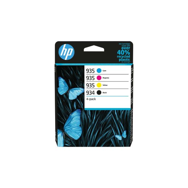 4Er Original Multipack Set FüR Hp 6ZC72AE / 934/935 Officejet 6812 Druckerpatronen-image